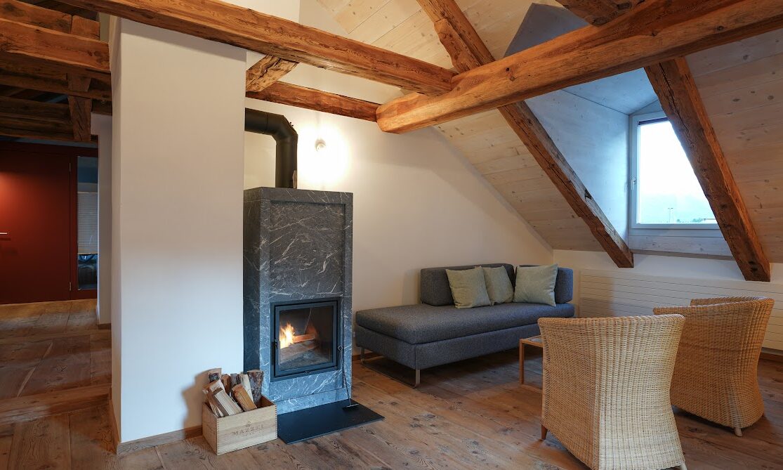 Living Room and Fireplace